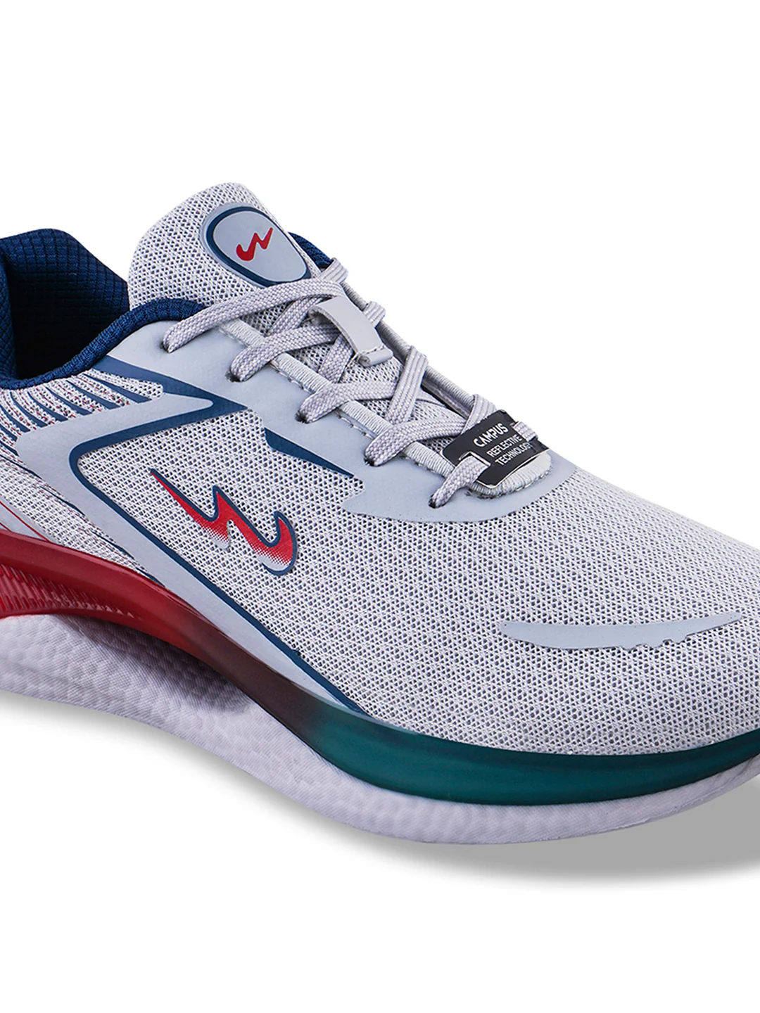 GRAFFITI Grey Men's Sports Shoes - Image 4