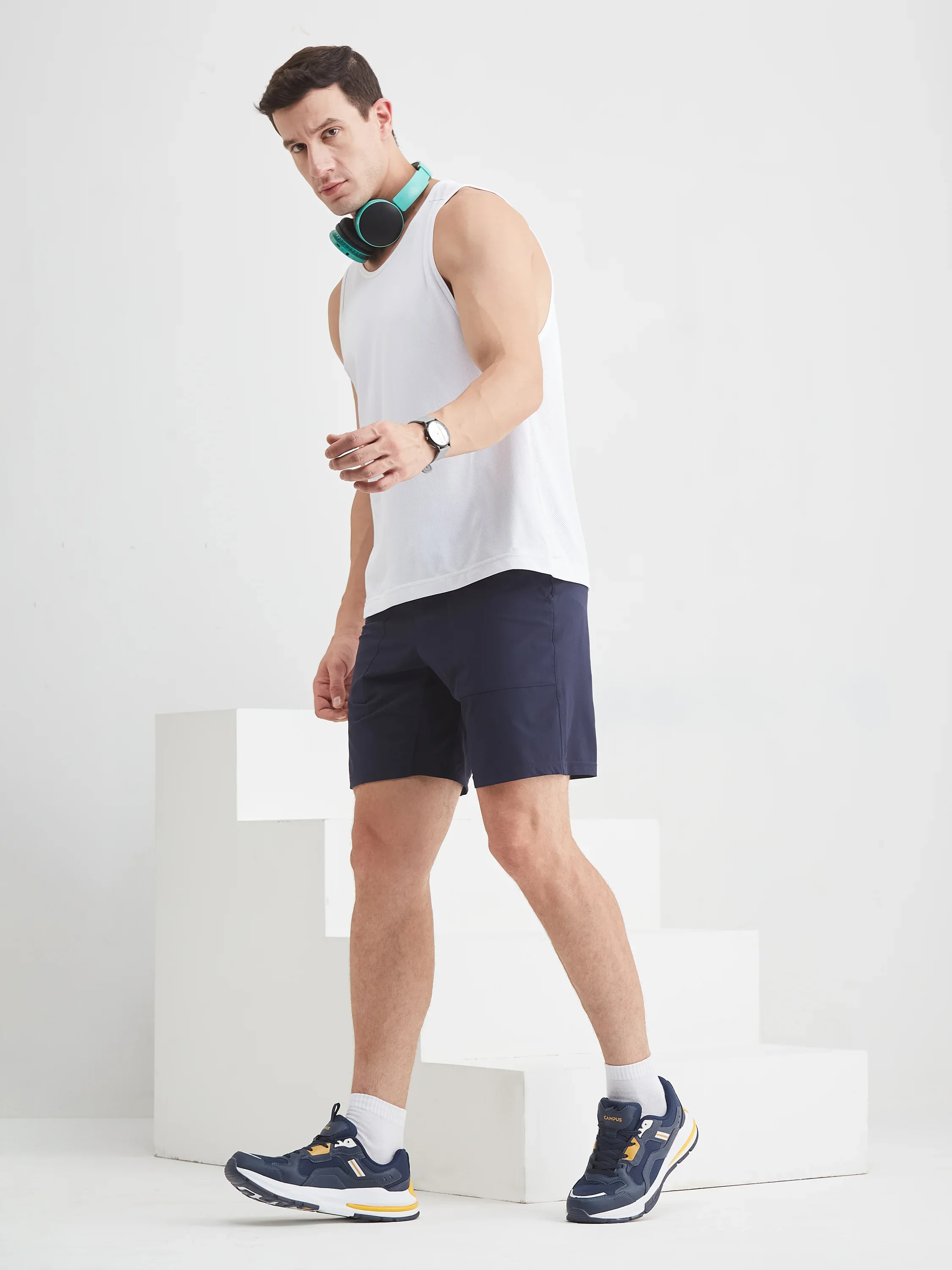 HARMONY Navy Men's Sneakers - Image 7