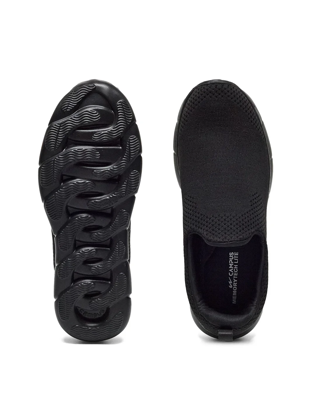 HAWK Black Men's Walking Shoes - Image 5