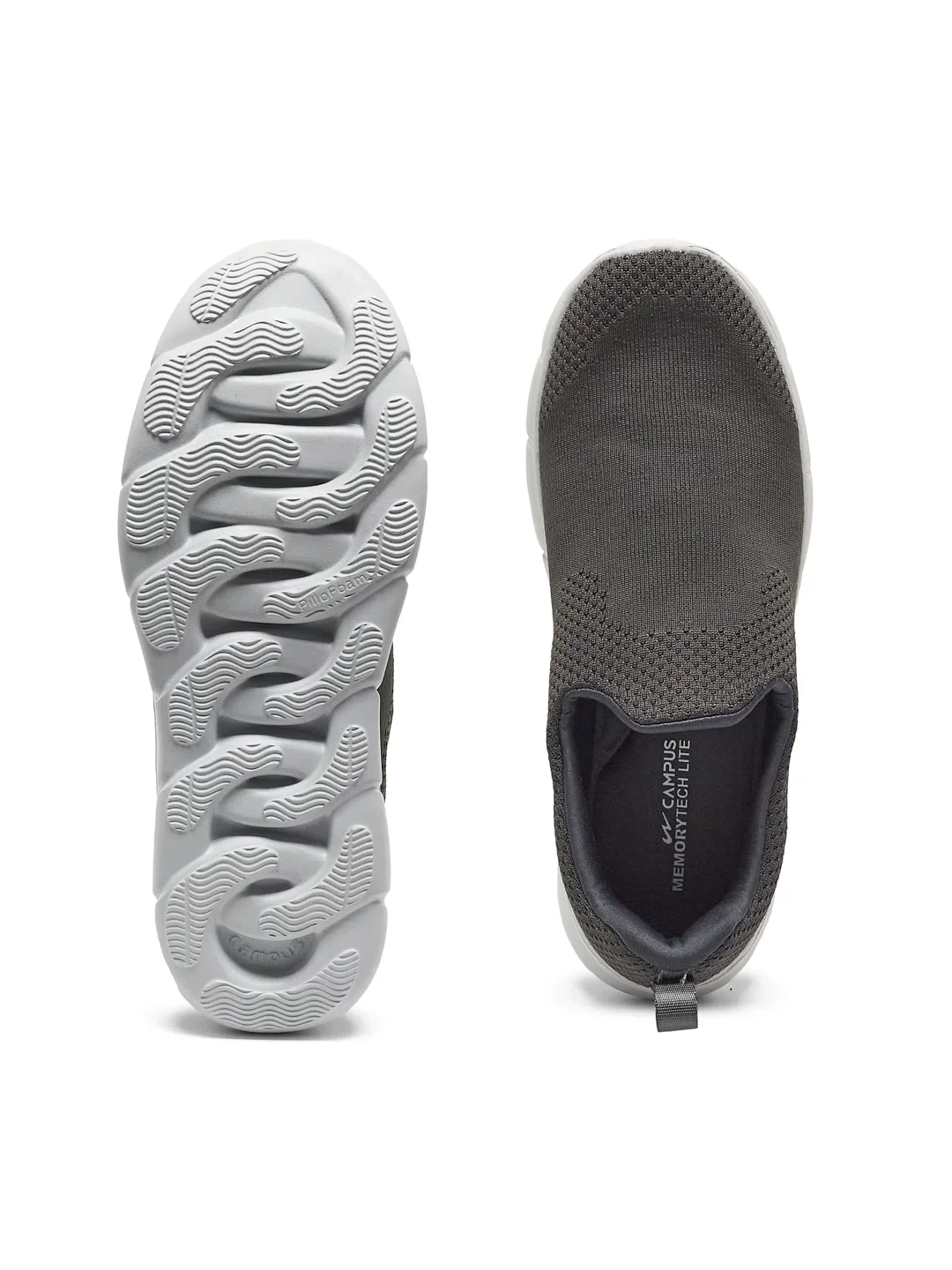 HAWK Grey Men's Walking Shoes - Image 5