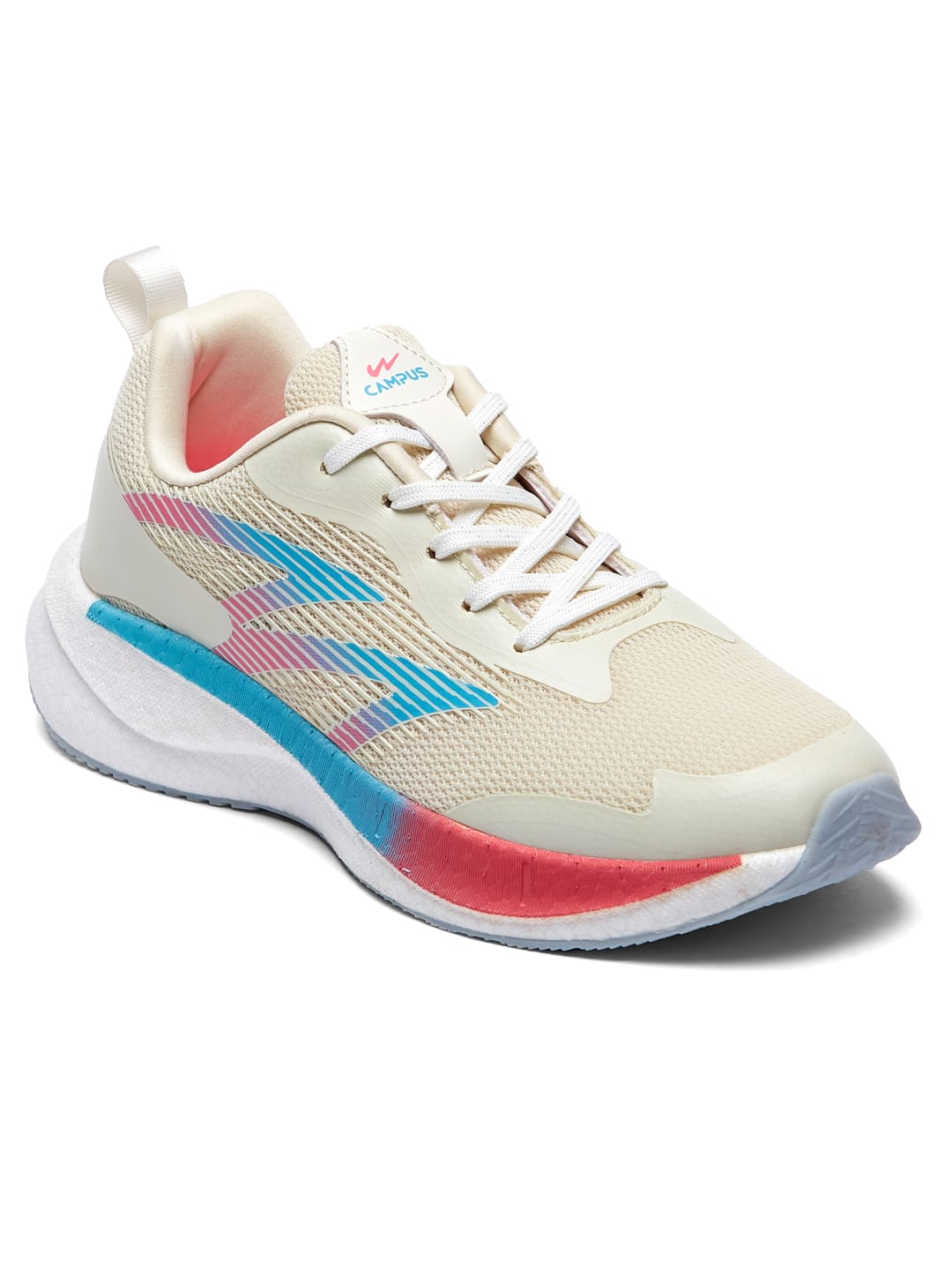 HAZZLE Off White Women's Running Shoes - Image 3