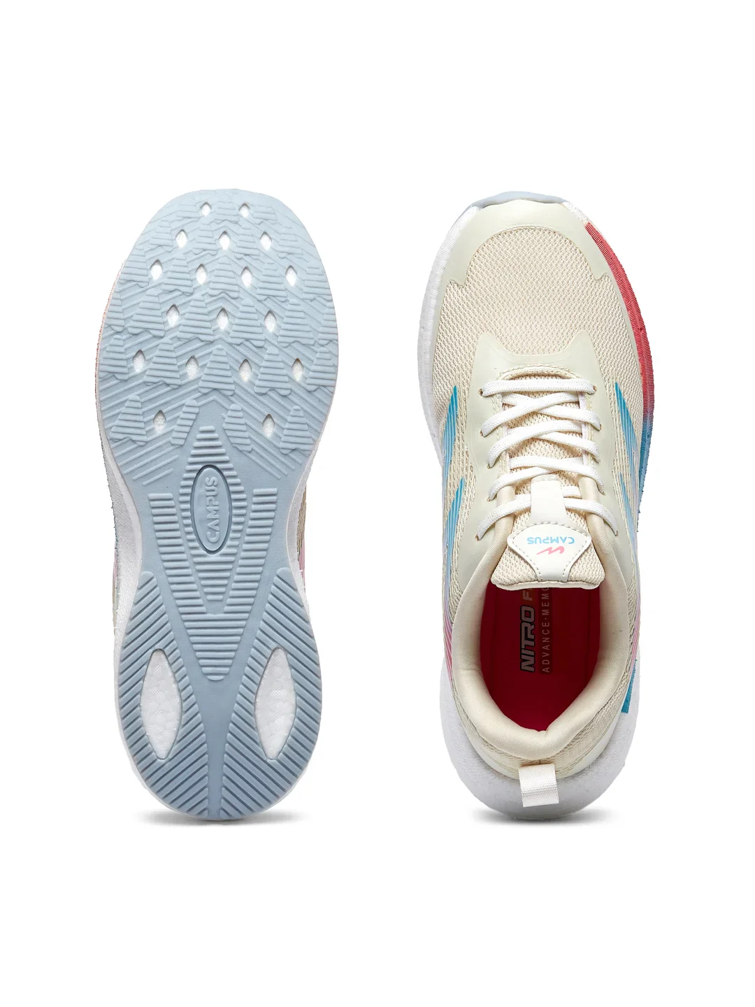 HAZZLE Off White Women's Running Shoes - Image 5