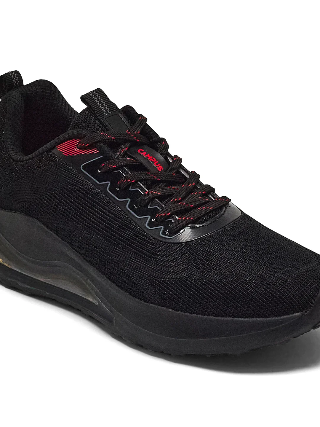 HEDGE Black Men's Running Shoes - Image 7