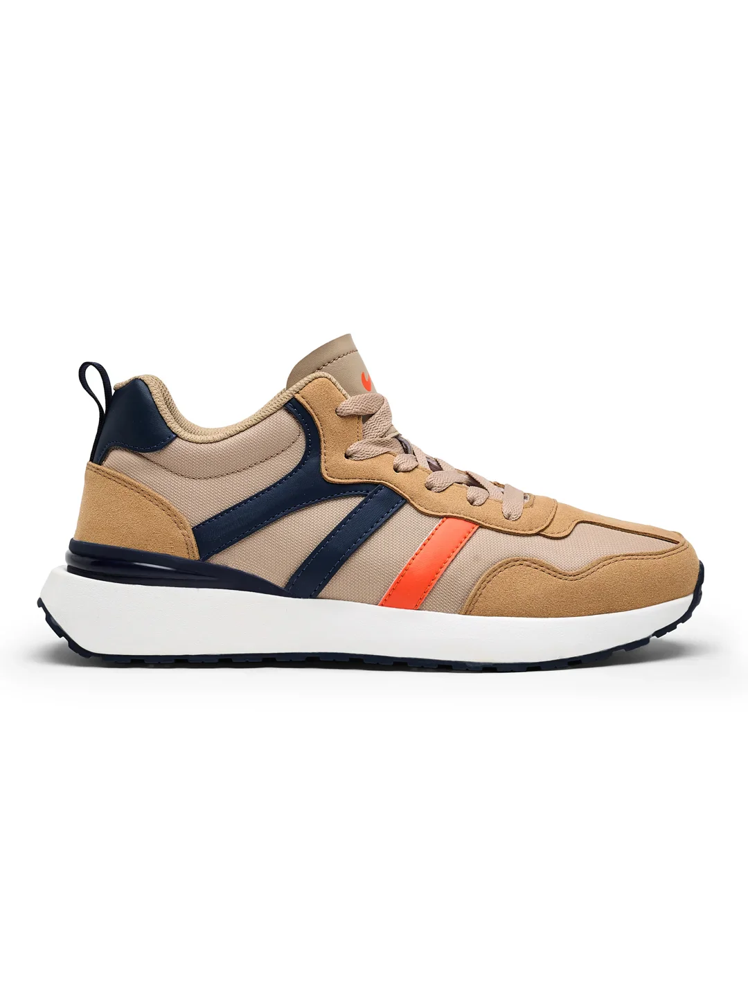 HINGE Beige Men's Sneakers - Image 2