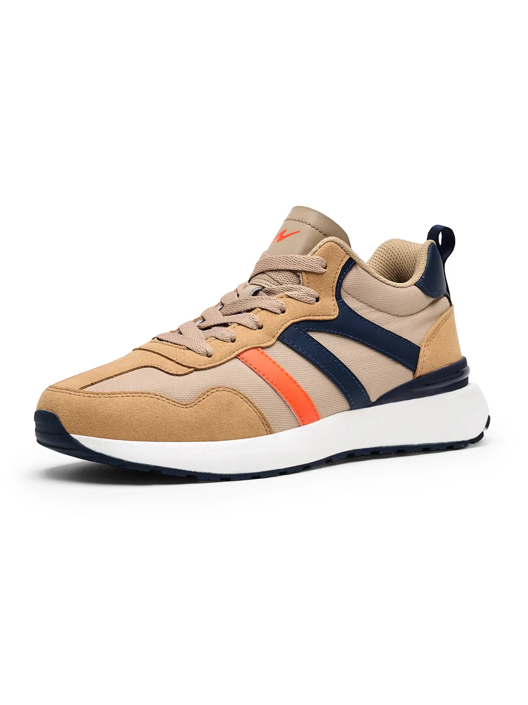 HINGE Beige Men's Sneakers - Image 6