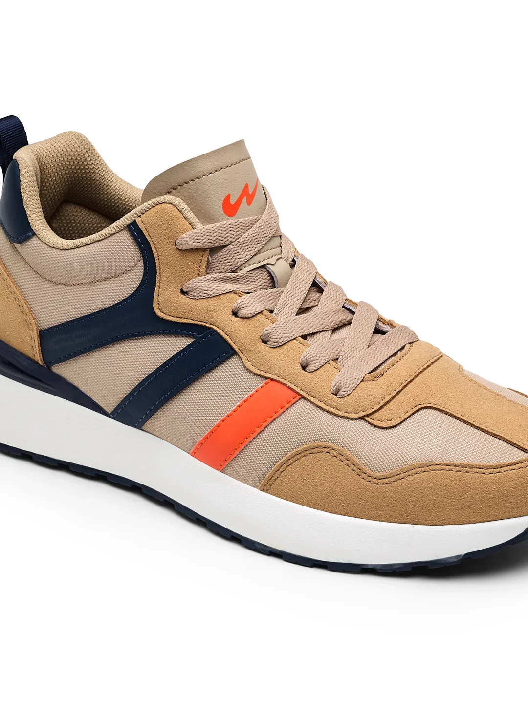 HINGE Beige Men's Sneakers - Image 7