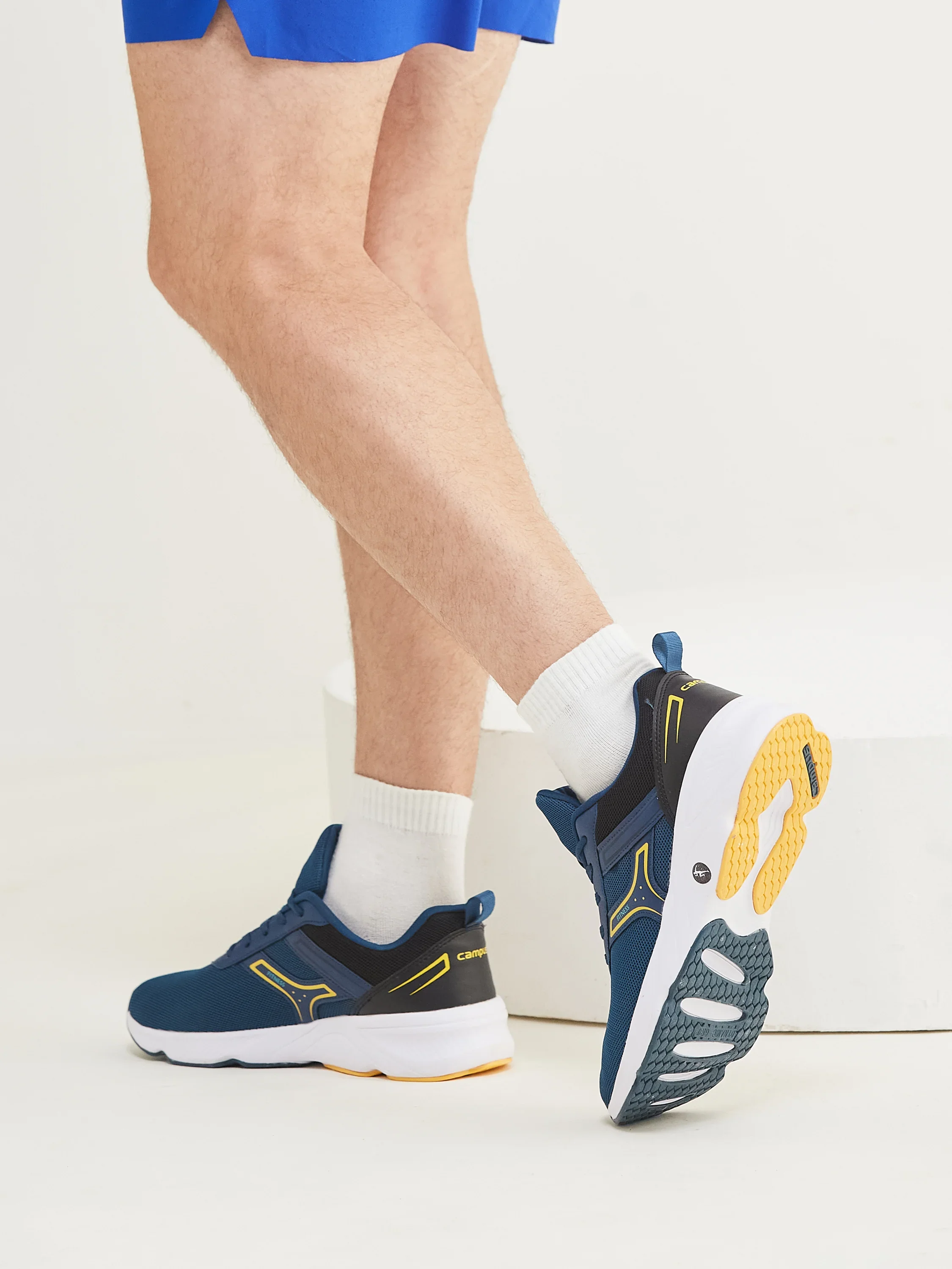 HURRICANE Blue Men's Running Shoes - Image 8