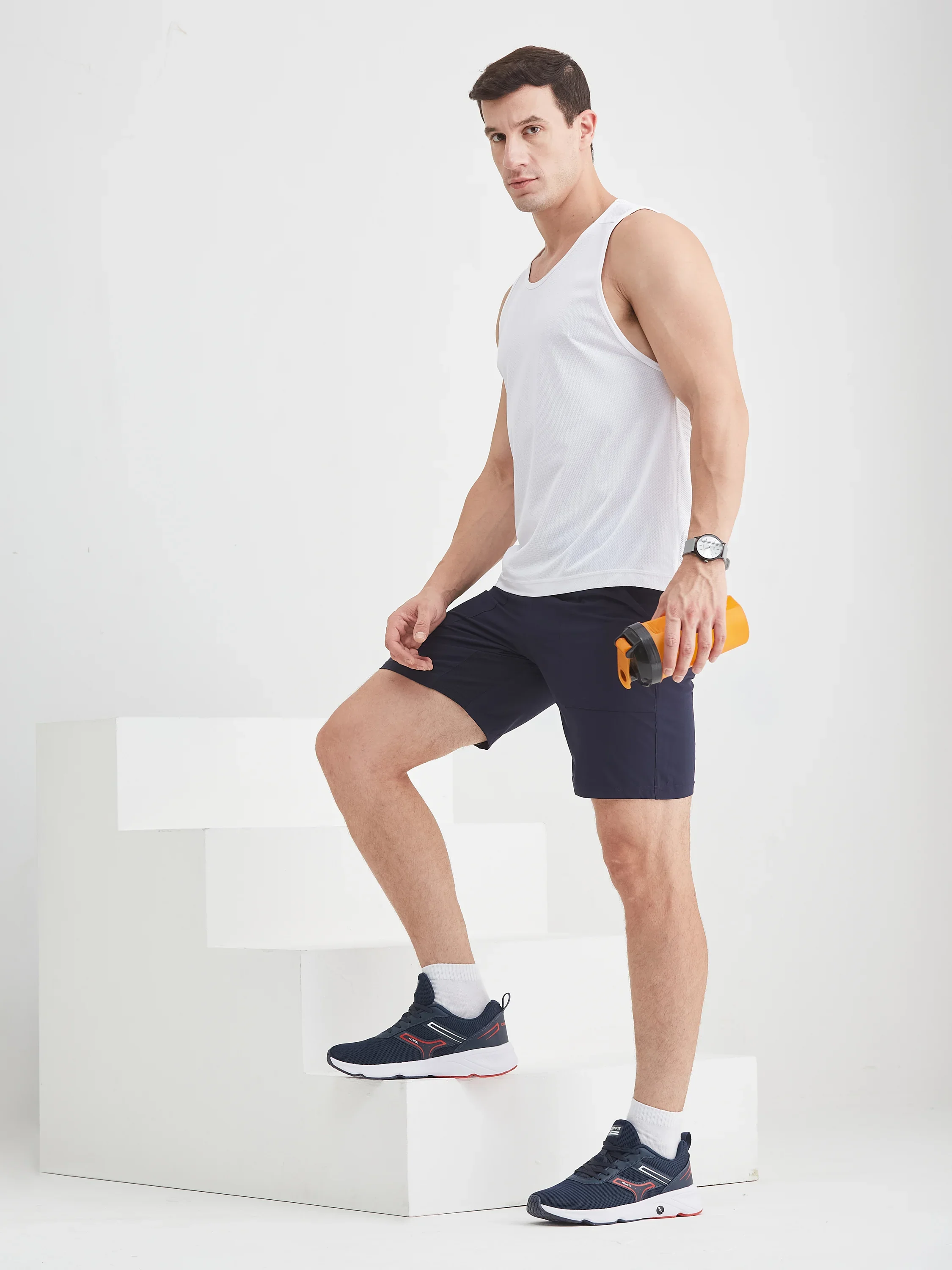 HURRICANE Navy Men's Running Shoes - Image 7