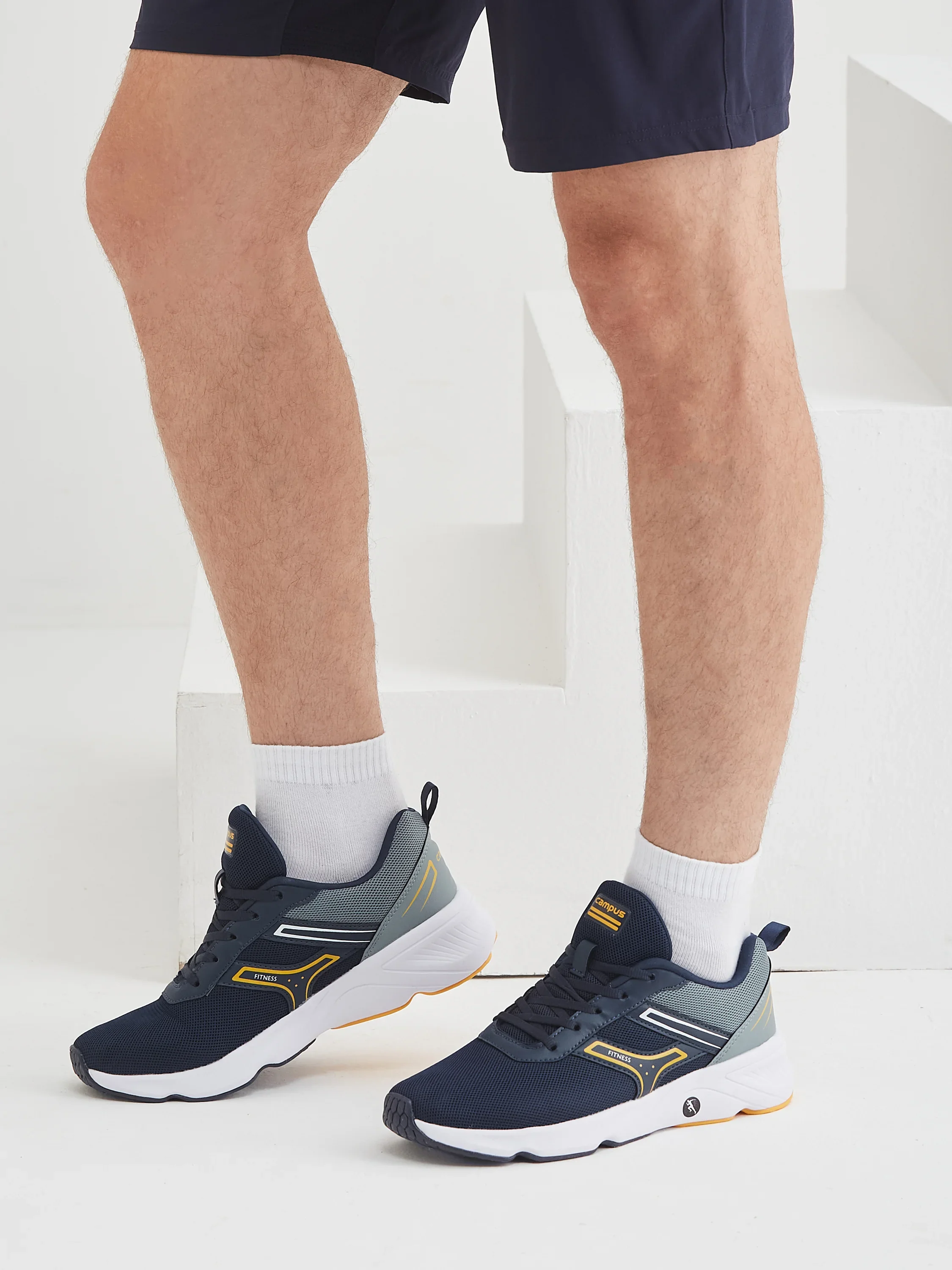 HURRICANE Navy Men's Running Shoes - Image 9