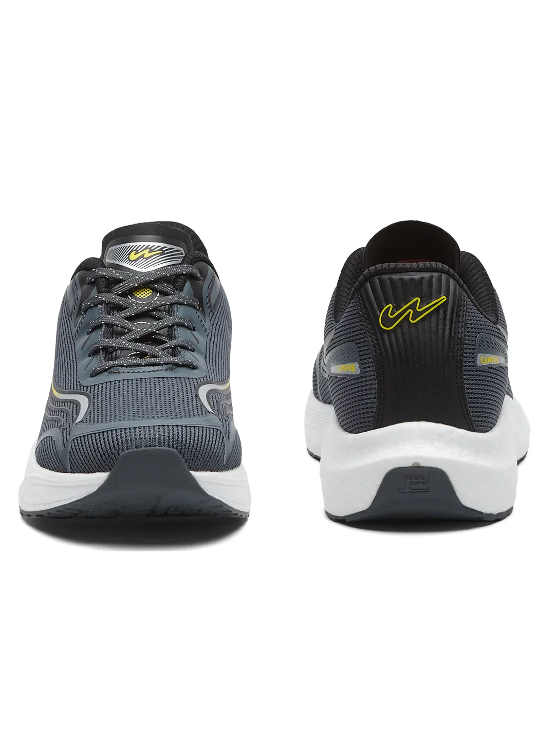 JARVIS Grey Men's Running Shoes - Image 3
