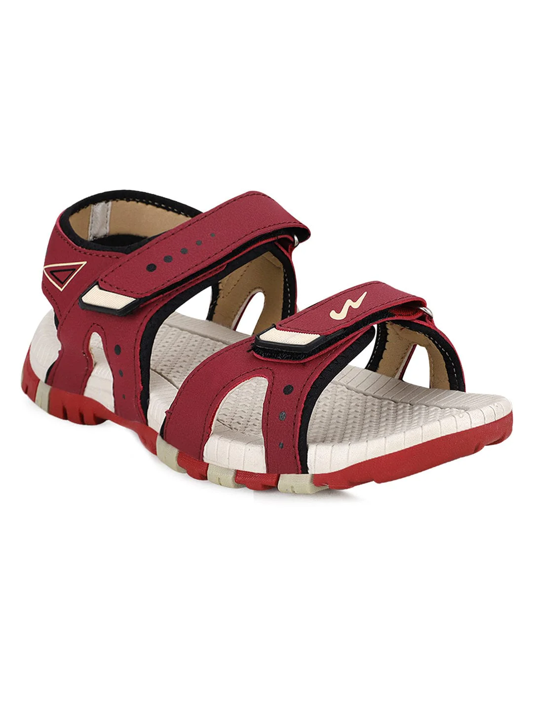 JOY N Maroon Men's Sandals - Image 2