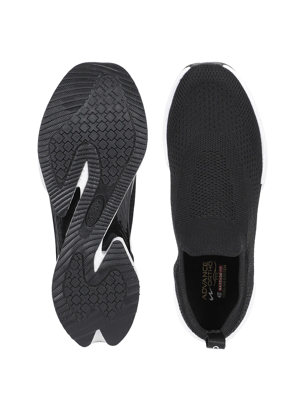 KARP Black Men's Walking Shoes - Image 4