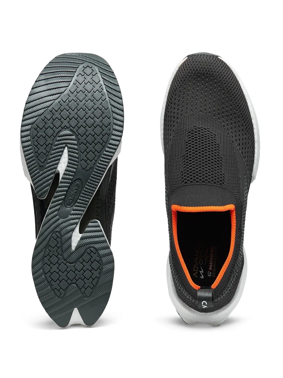 KARP Grey Men's Walking Shoes - Image 5
