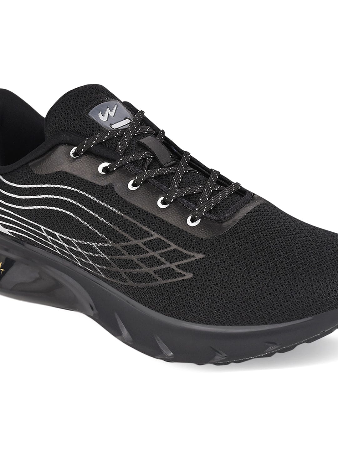 KIZER Black Men's Sports Shoes - Image 5