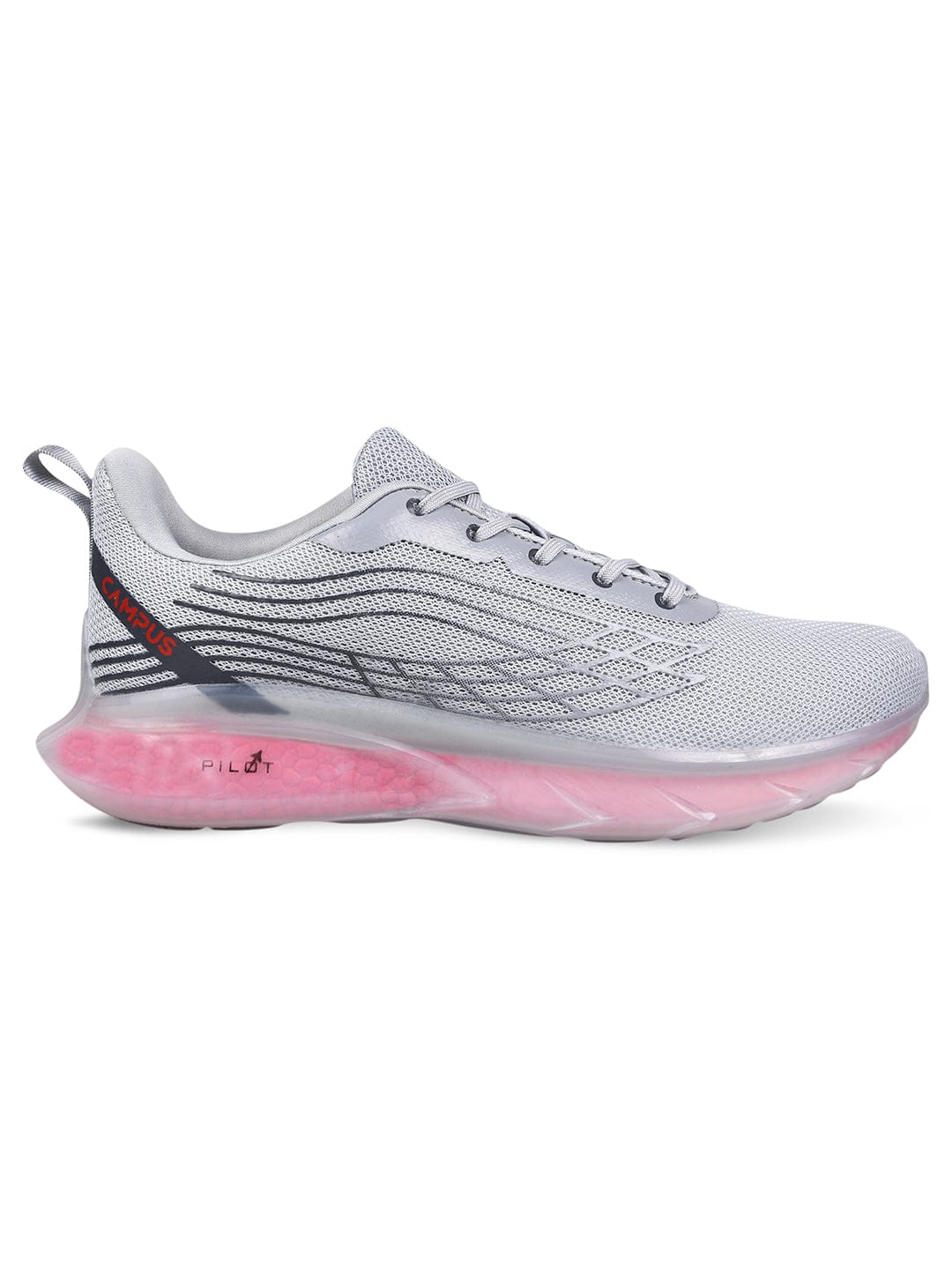 KIZER Grey Men's Sports Shoes