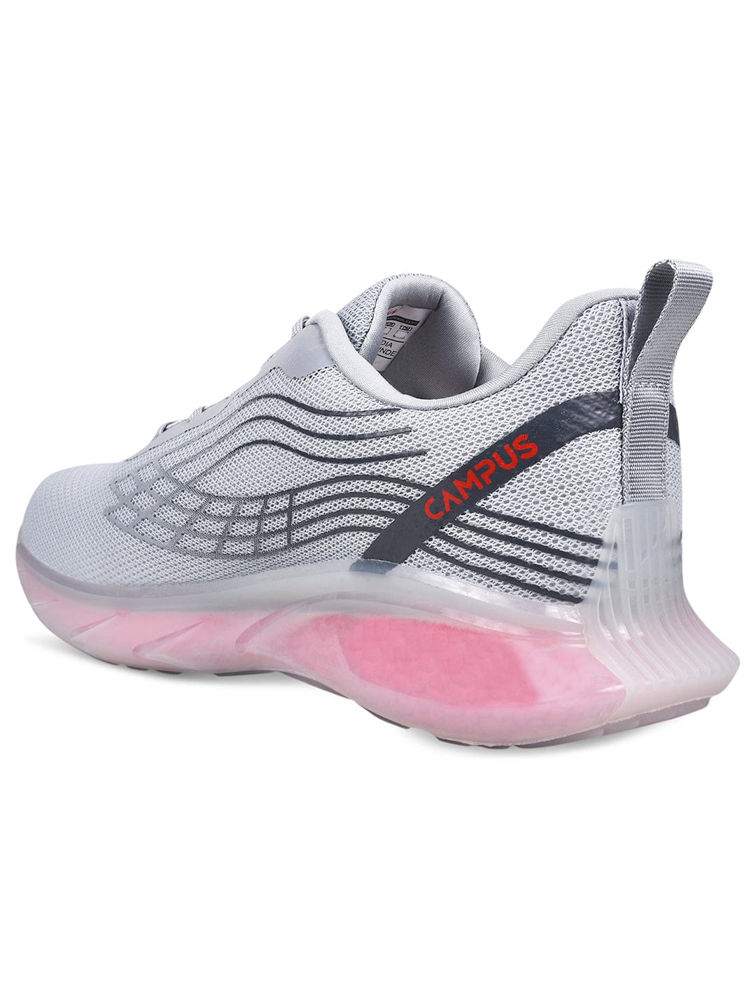 KIZER Grey Men's Sports Shoes - Image 3