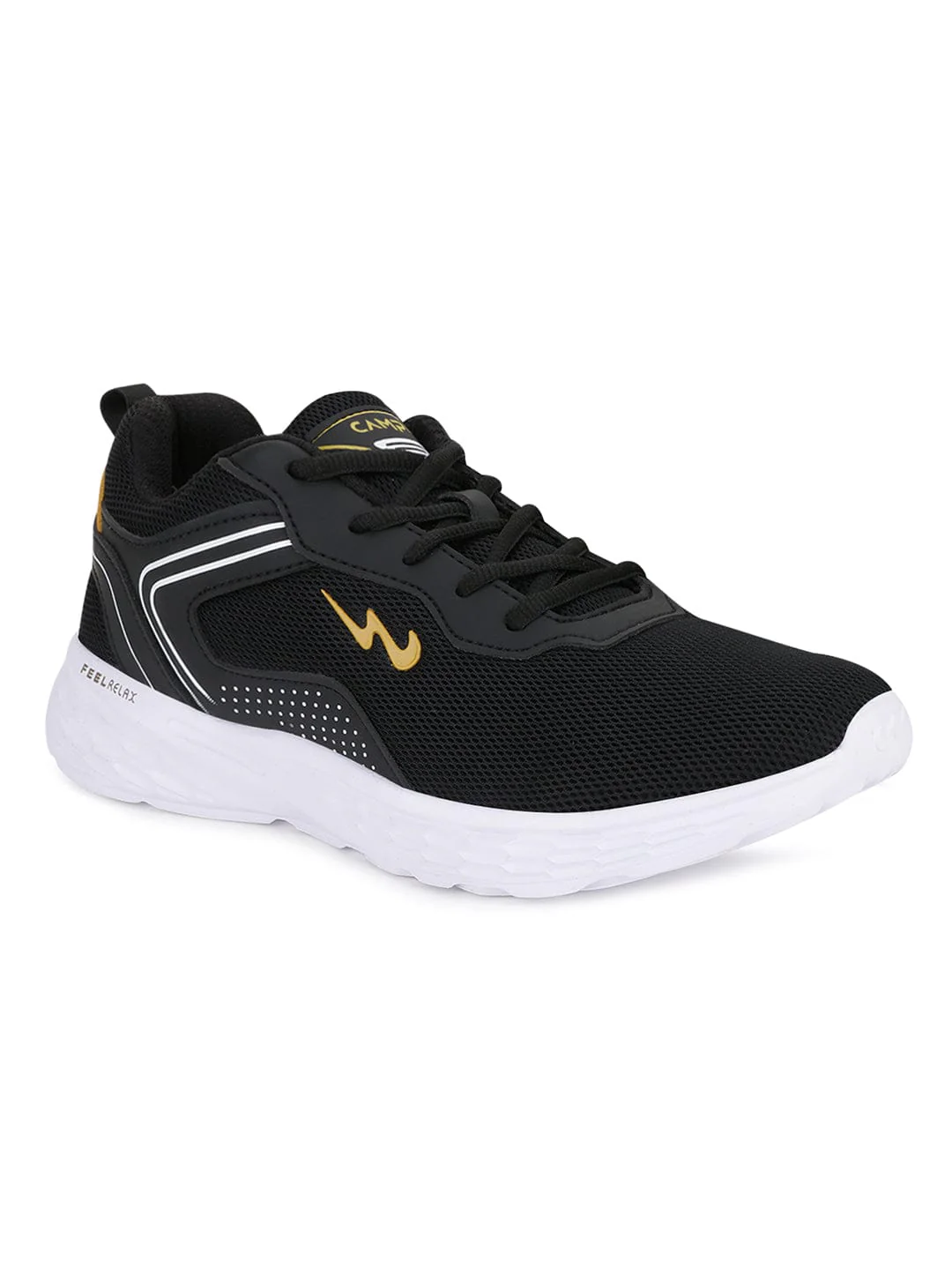 KOSMO PRO Black Men's Running Shoes - Image 2