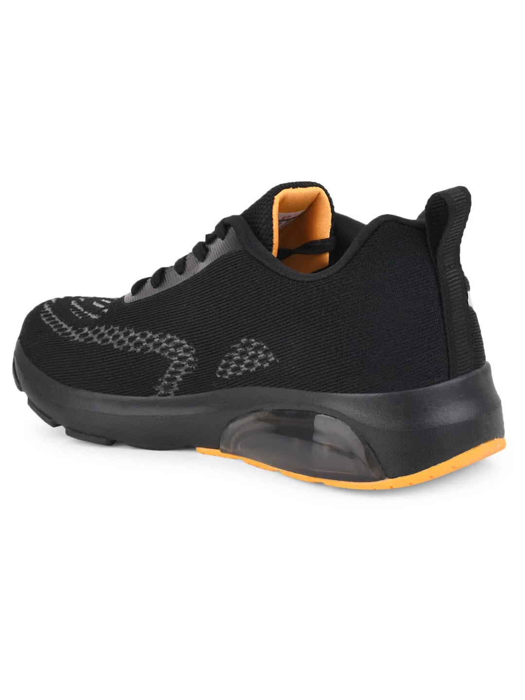 KREATION Black Men's Running Shoes - Image 3
