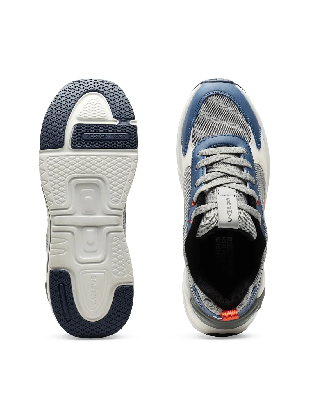 LEVEL Grey Men's Sneakers - Image 5