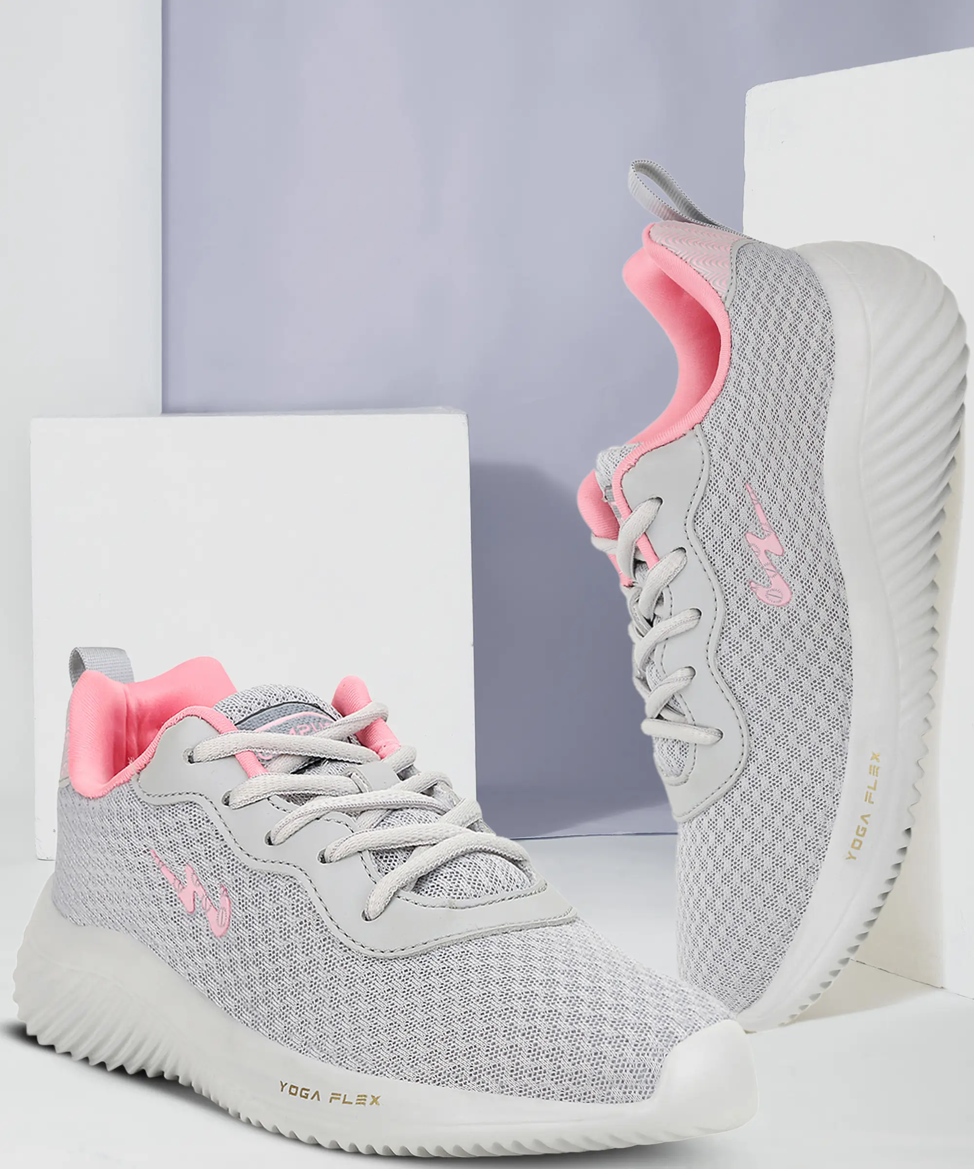 LISA N Grey Women's Casual Shoes - Image 6