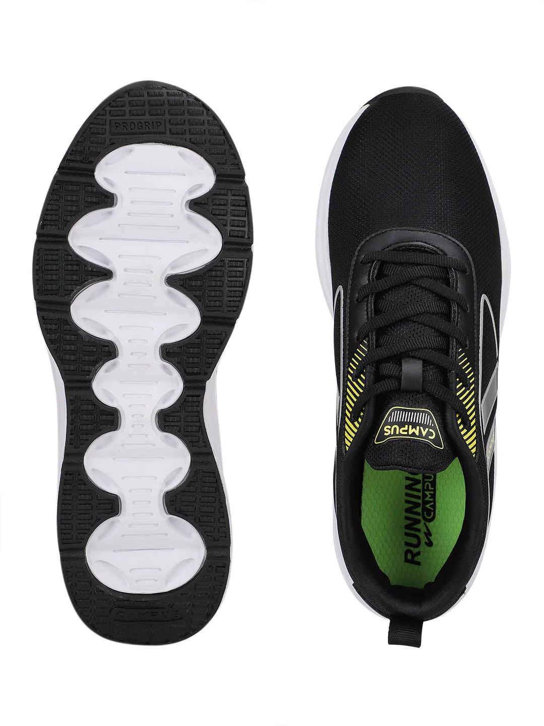 LUCIUS Black Men's Running Shoes - Image 4