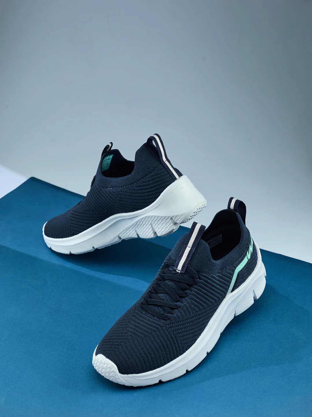 LUMI Navy Women's Walking Shoes - Image 7
