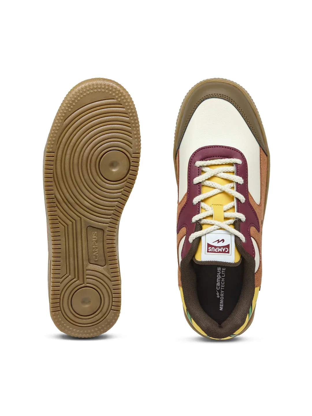 MAJESTIC Cream Women's Sneakers - Image 5