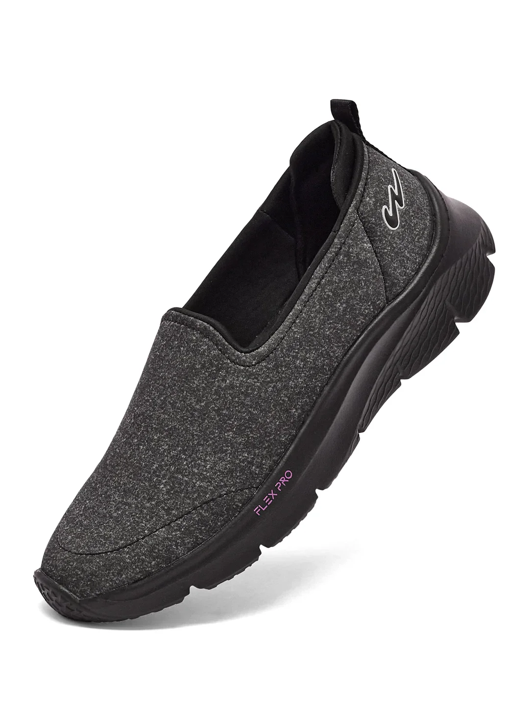 MALONE Black Women's Walking Shoes - Image 3
