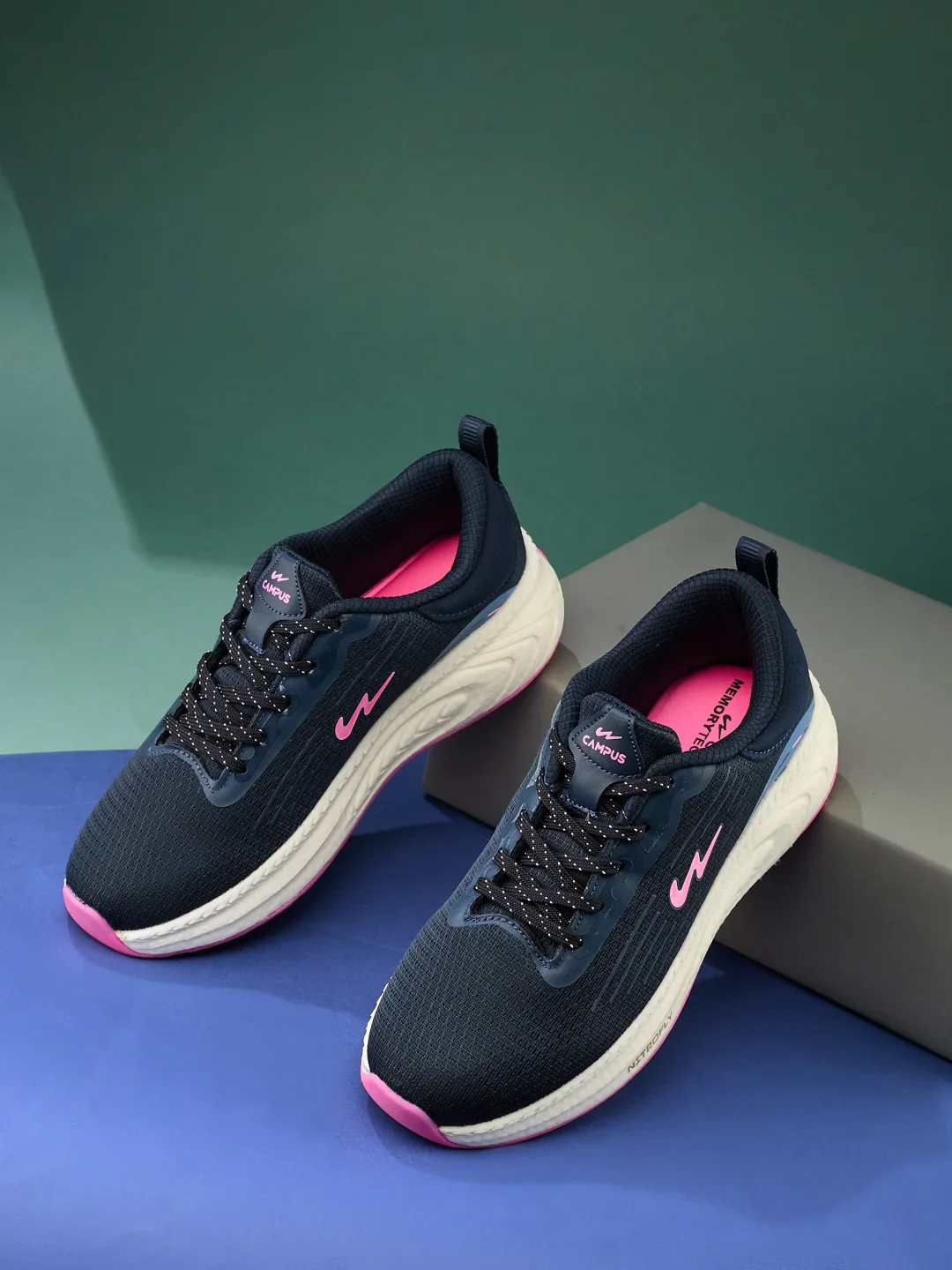 MALORE Navy Women's Running Shoes - Image 7