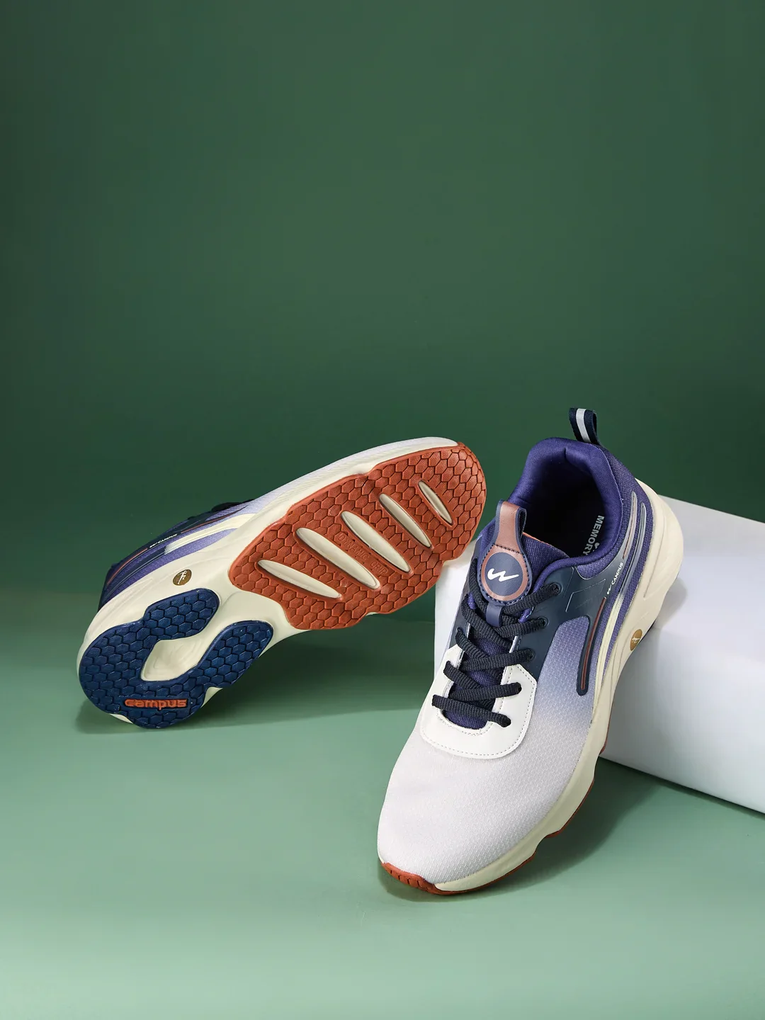 MELLOW Beige Men's Running Shoes