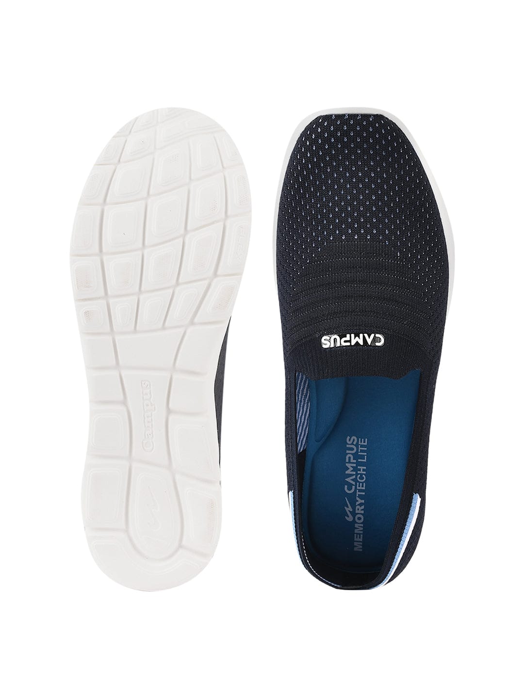 MELODY  Navy Women's Walking Shoes - Image 5