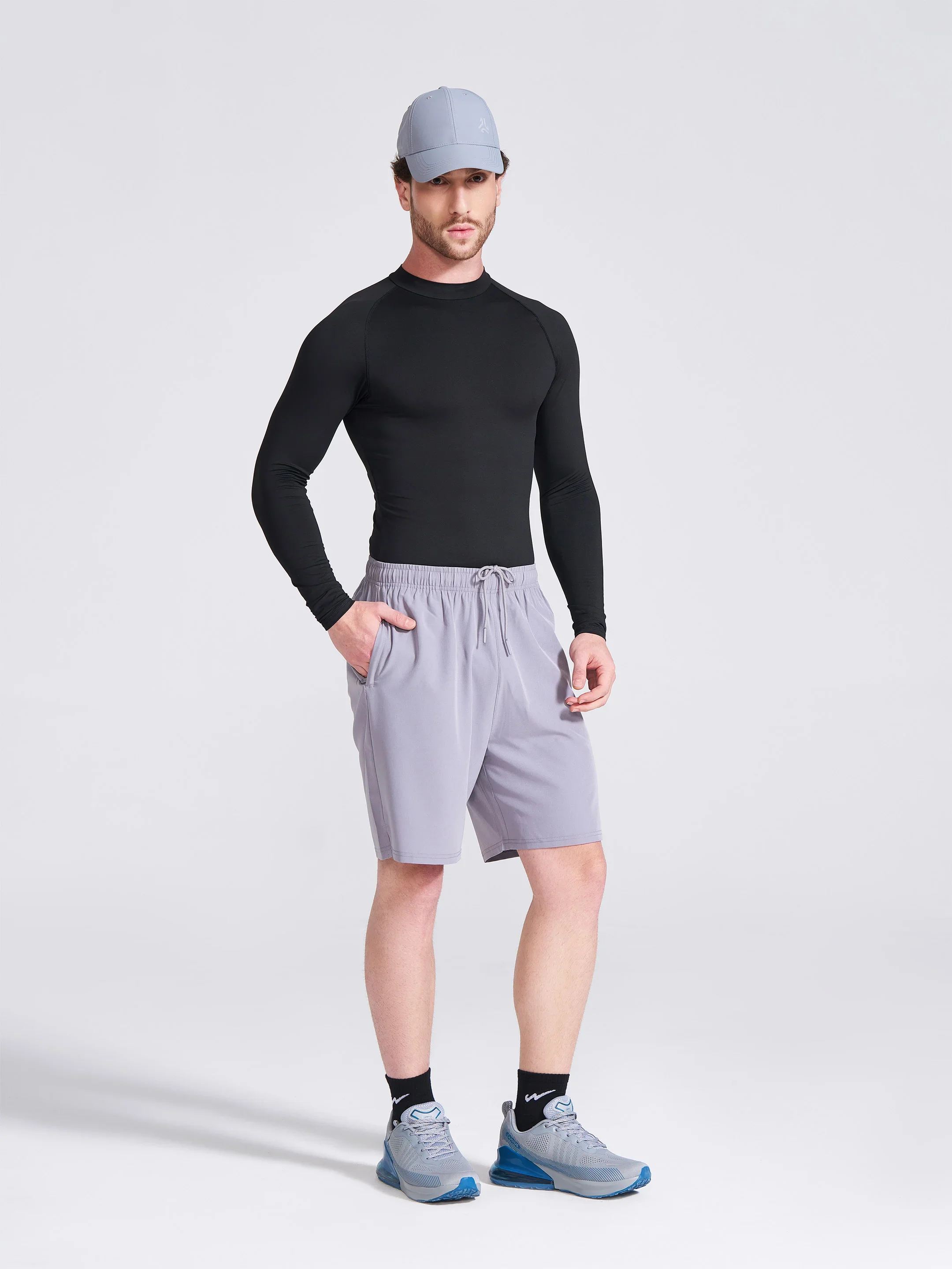 Men's Grey Regular Fit Shorts - Image 5