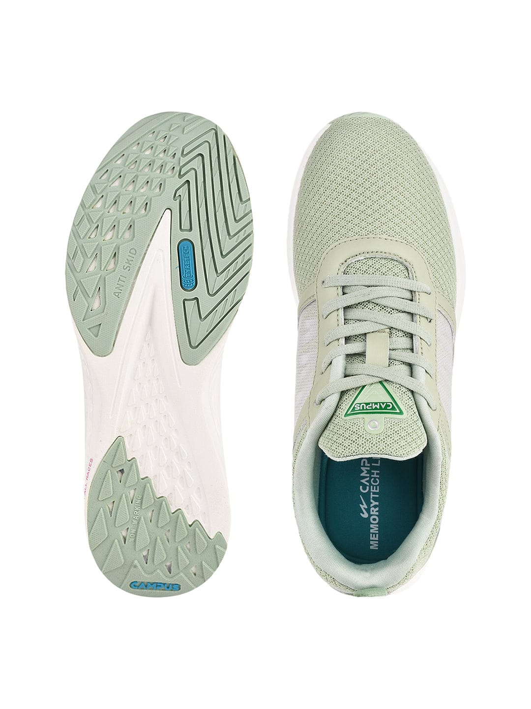 MERMAID Green Women's Running Shoes - Image 5