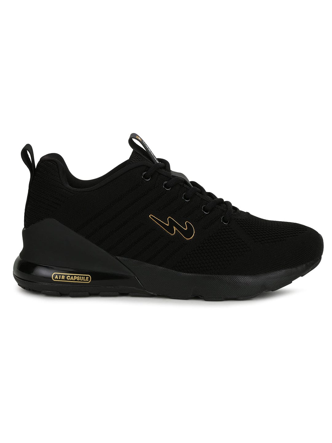 MIKE N Black Men's Running Shoes - Image 2
