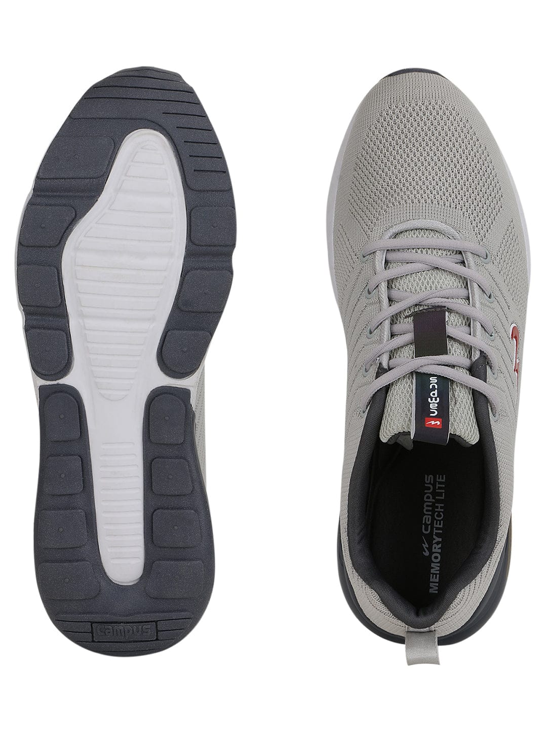 MIKE N Grey Men's Running Shoes - Image 5