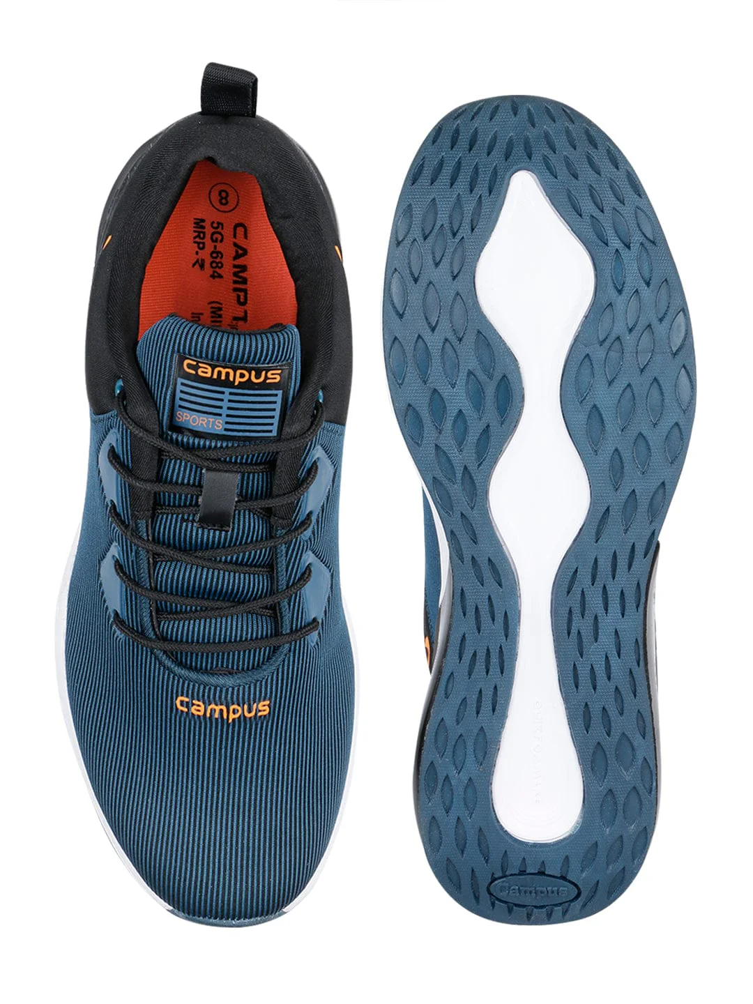 MILAN Blue Men's Running Shoes - Image 4