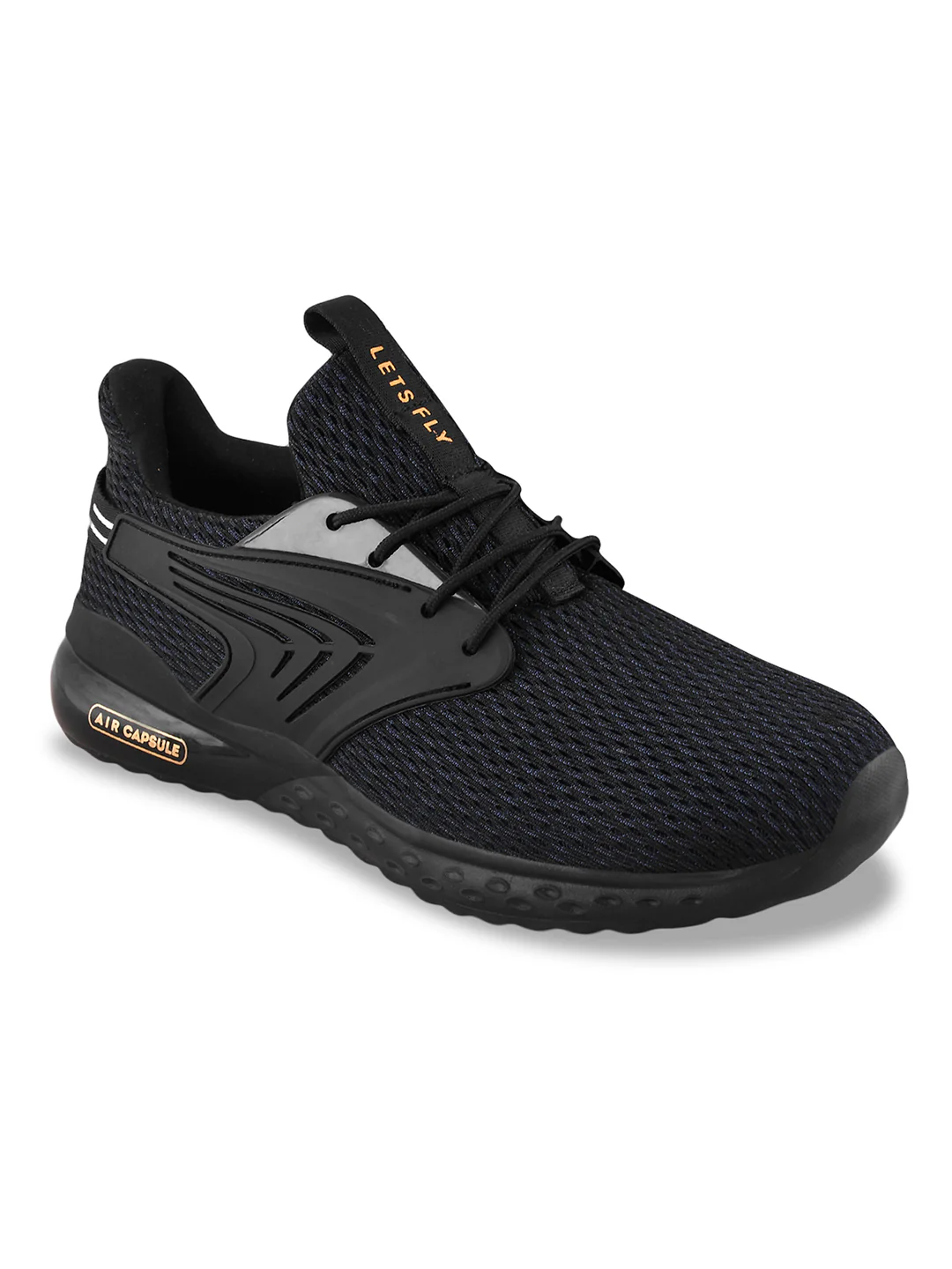 MOROCCO Pro Black Men's Running Shoes - Image 2