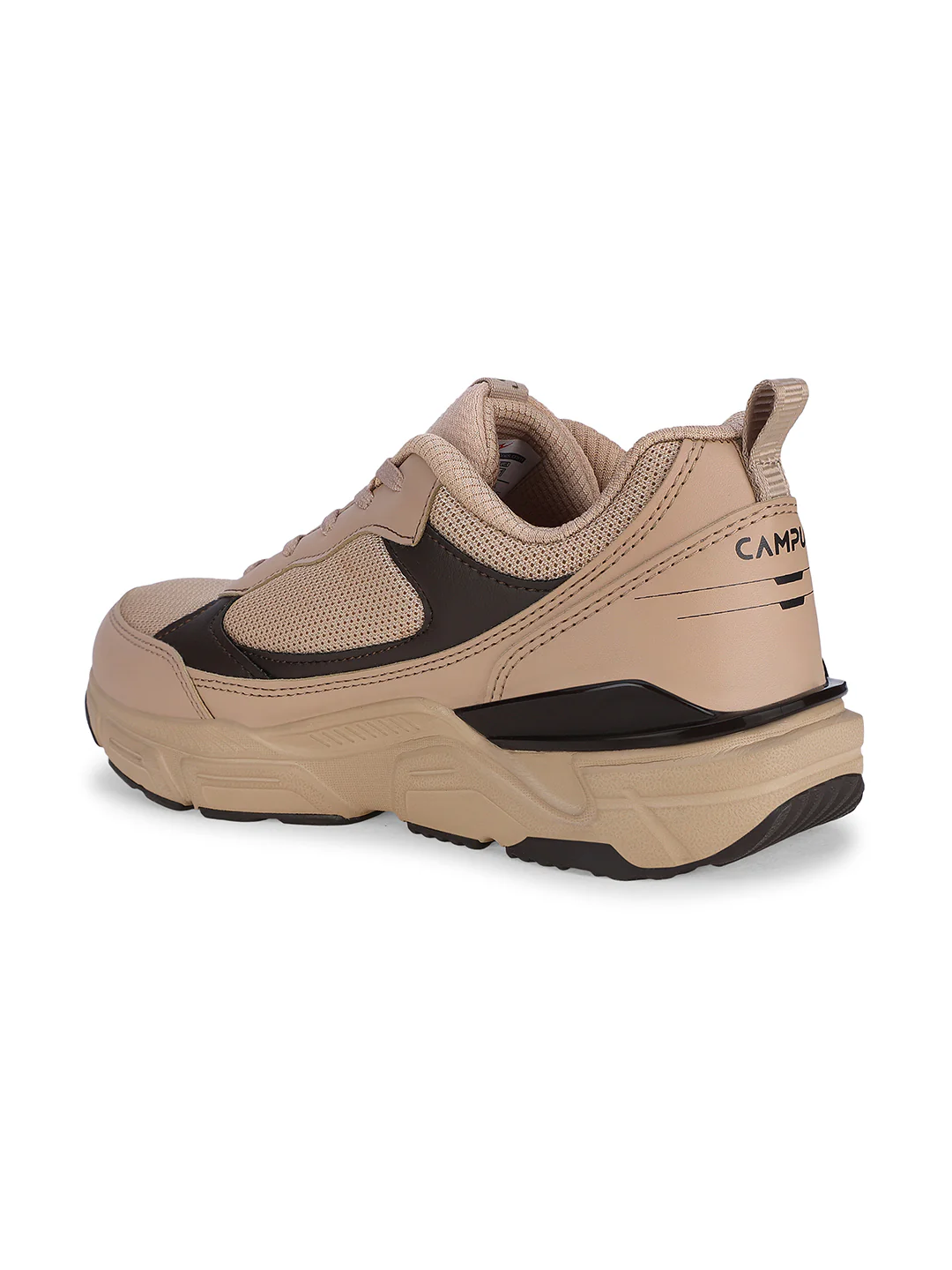 NAVIGATOR Beige Men's Running Shoes - Image 3