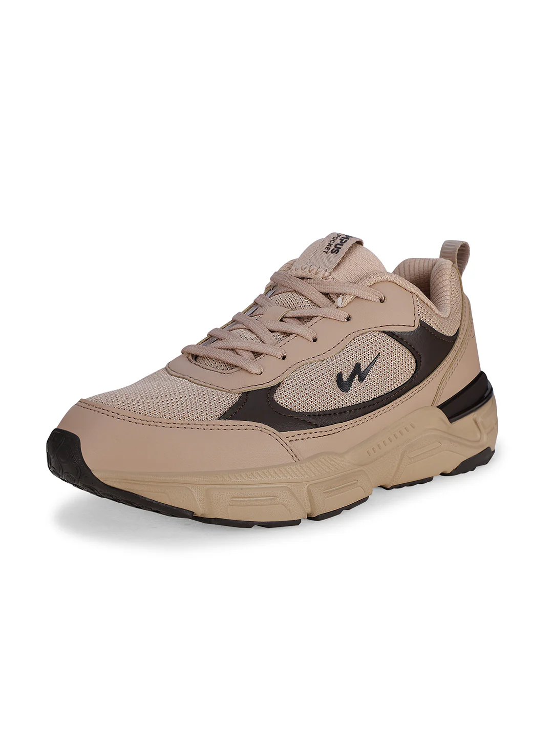 NAVIGATOR Beige Men's Running Shoes - Image 6