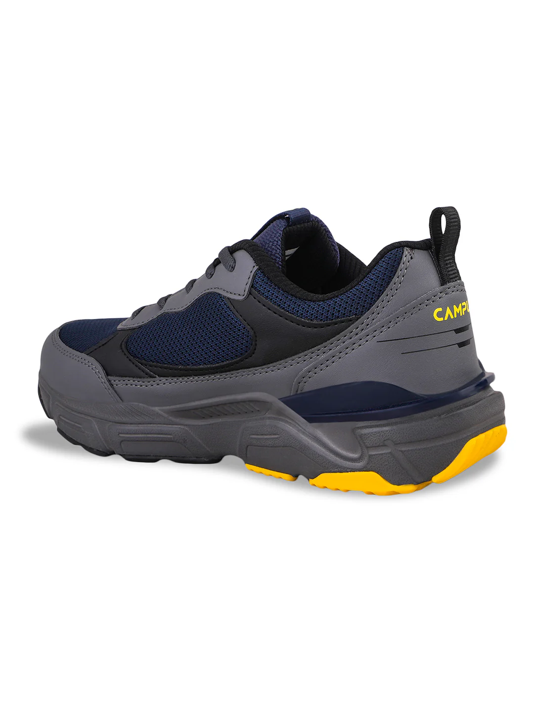 NAVIGATOR Grey Men's Running Shoes - Image 3