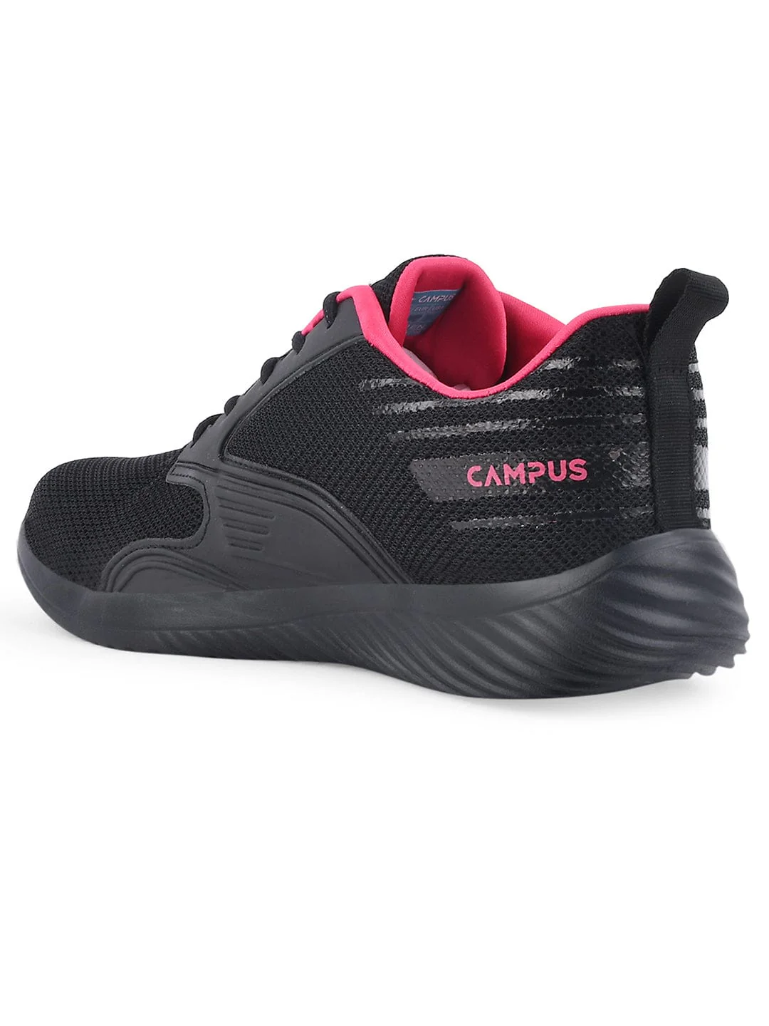 NOOR PLUS Black Women's Running Shoes - Image 3