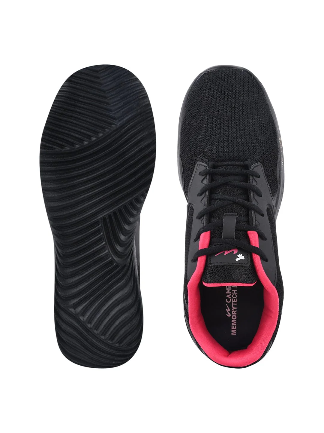 NOOR PLUS Black Women's Running Shoes - Image 5