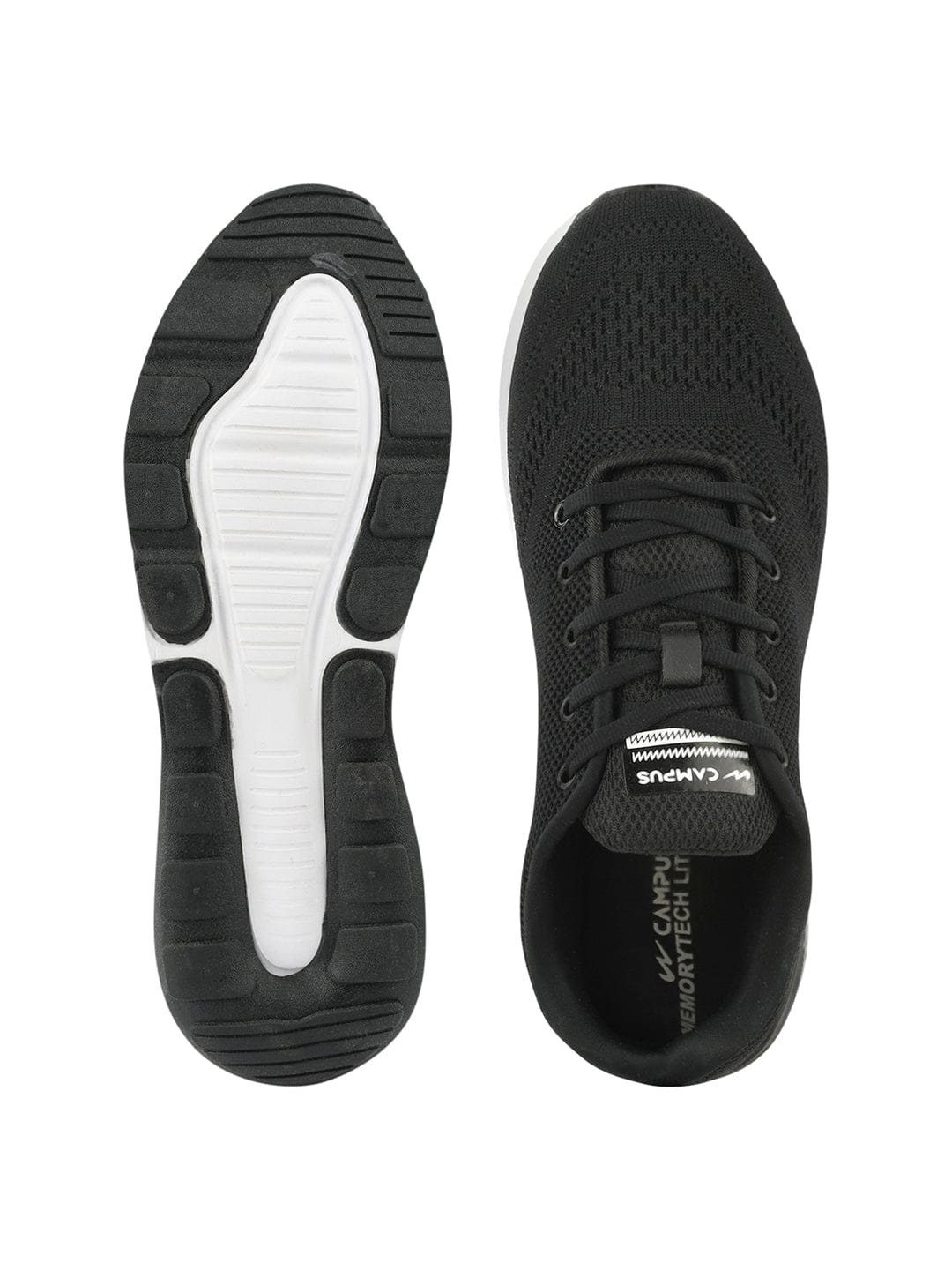 NORTH PLUS Black Men's Running Shoes - Image 4