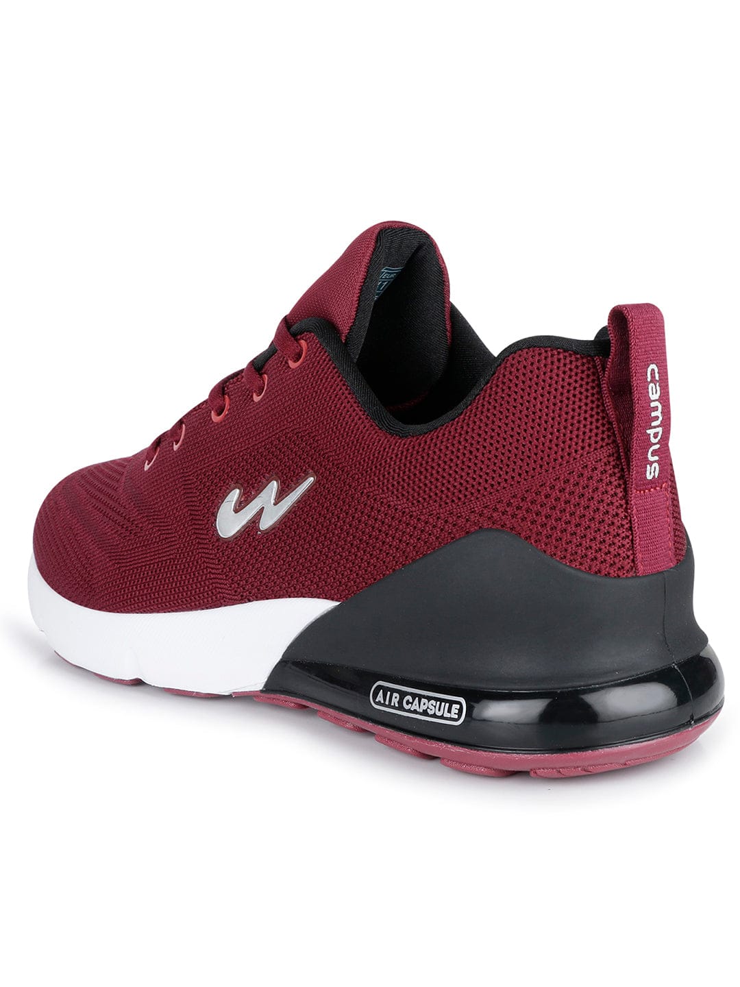 NORTH PLUS Burgundy Men's Running Shoes - Image 3