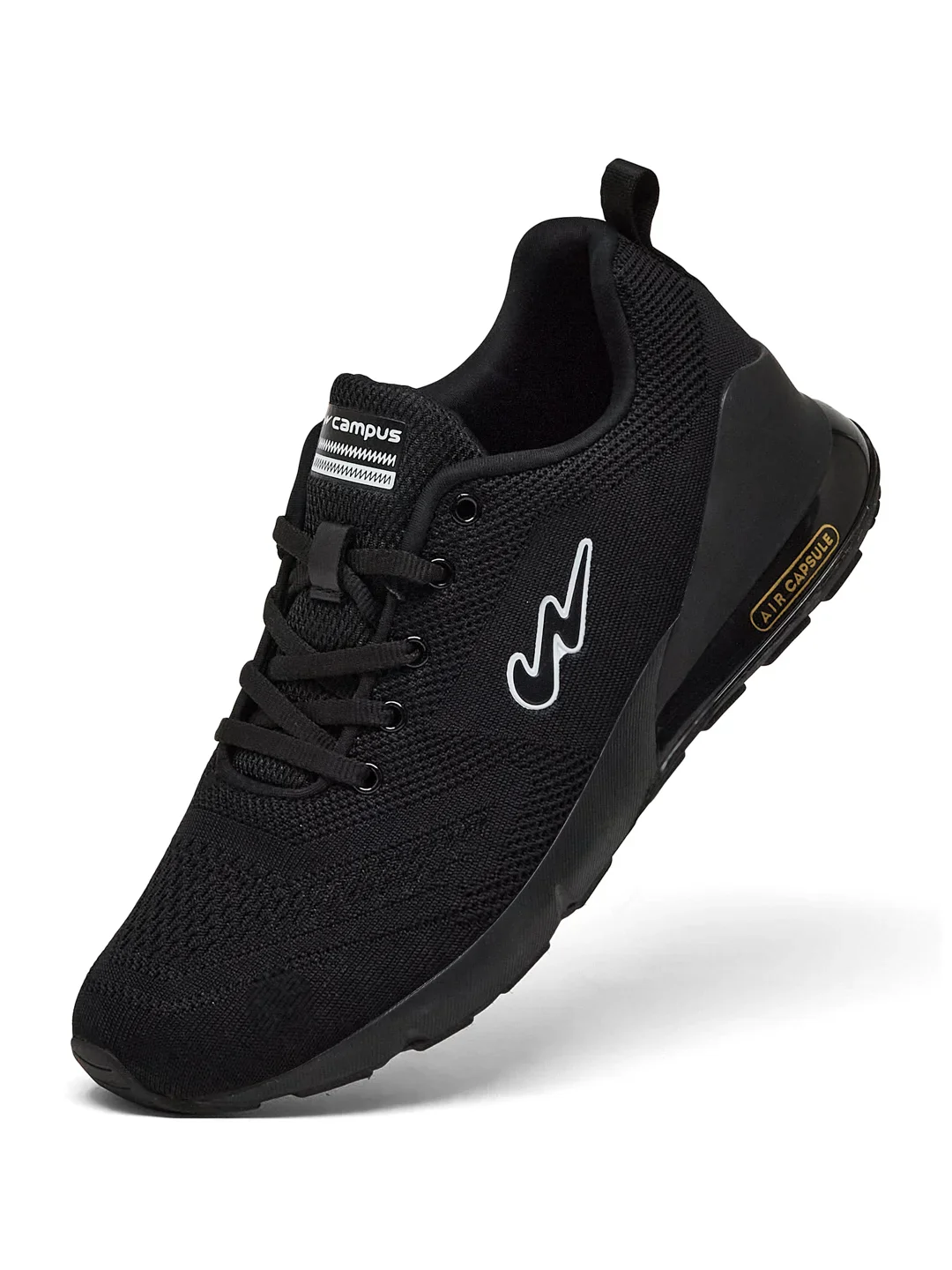NORTH PLUS Black Men's Running Shoes - Image 3