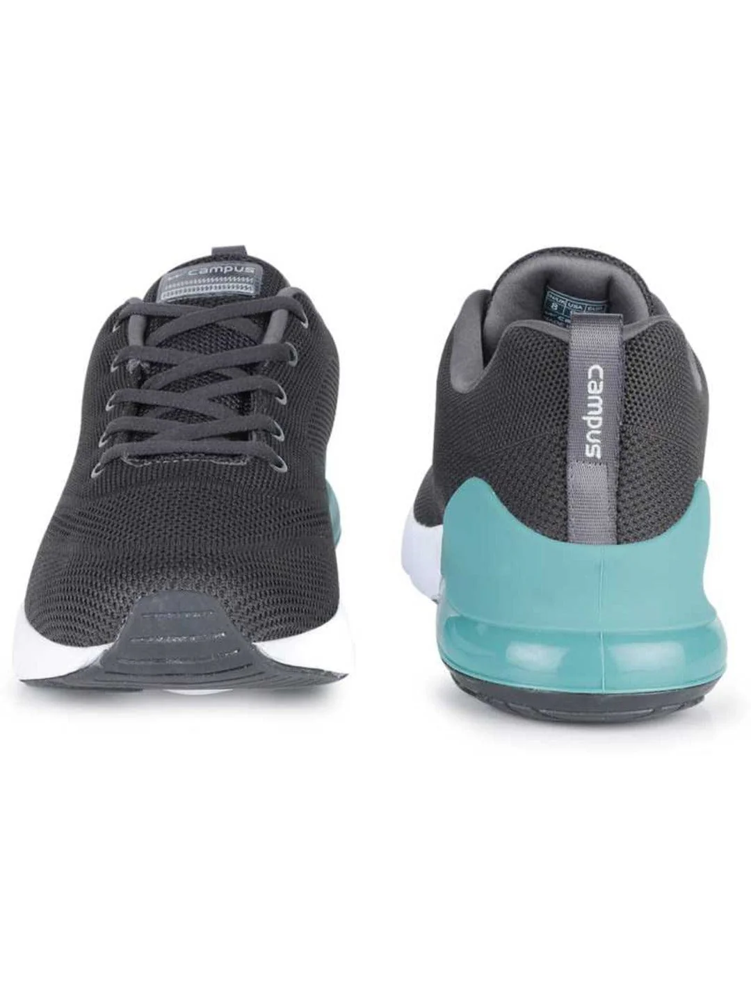 NORTH PLUS Grey Men's Running Shoes - Image 3