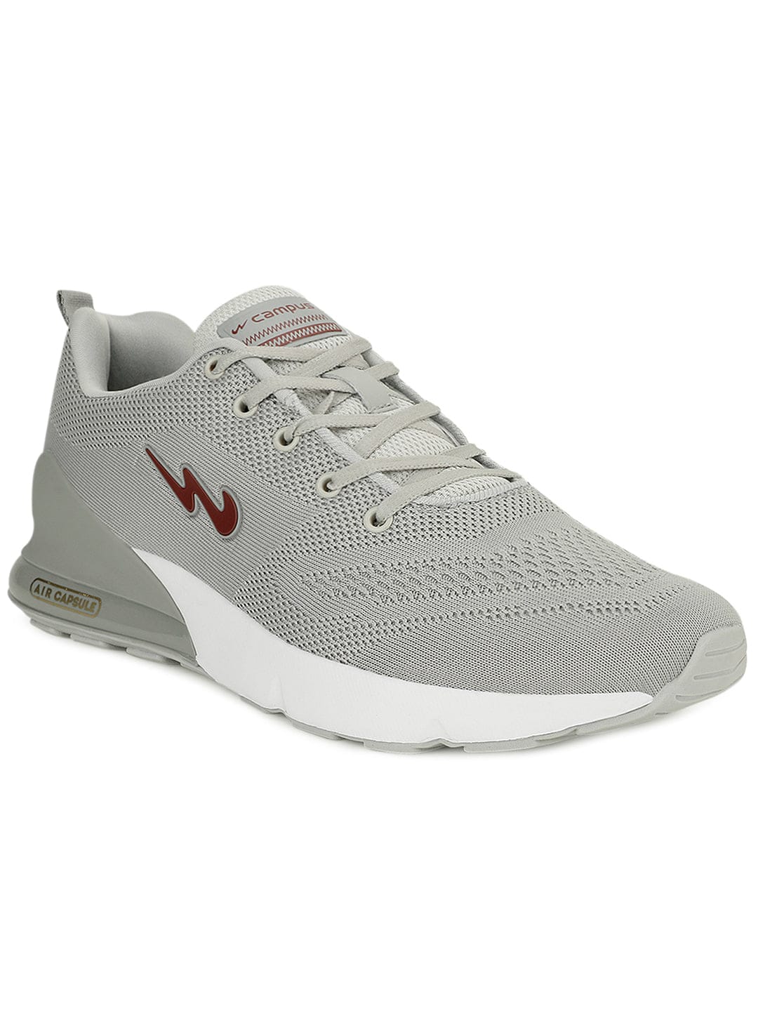 NORTH PLUS Grey Men's Running Shoes - Image 2