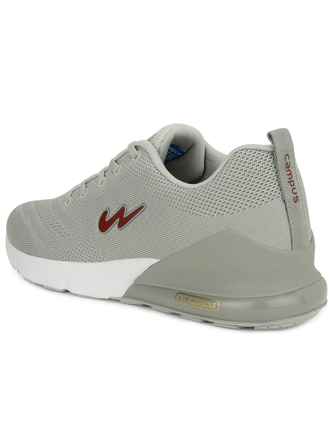 NORTH PLUS Grey Men's Running Shoes - Image 3