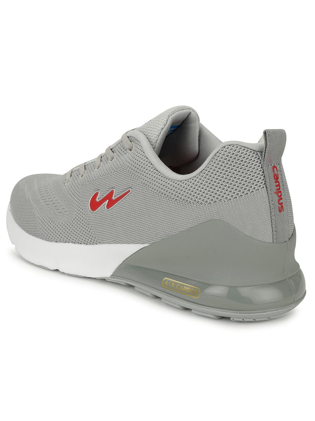 NORTH PLUS Grey Men's Running Shoes - Image 3
