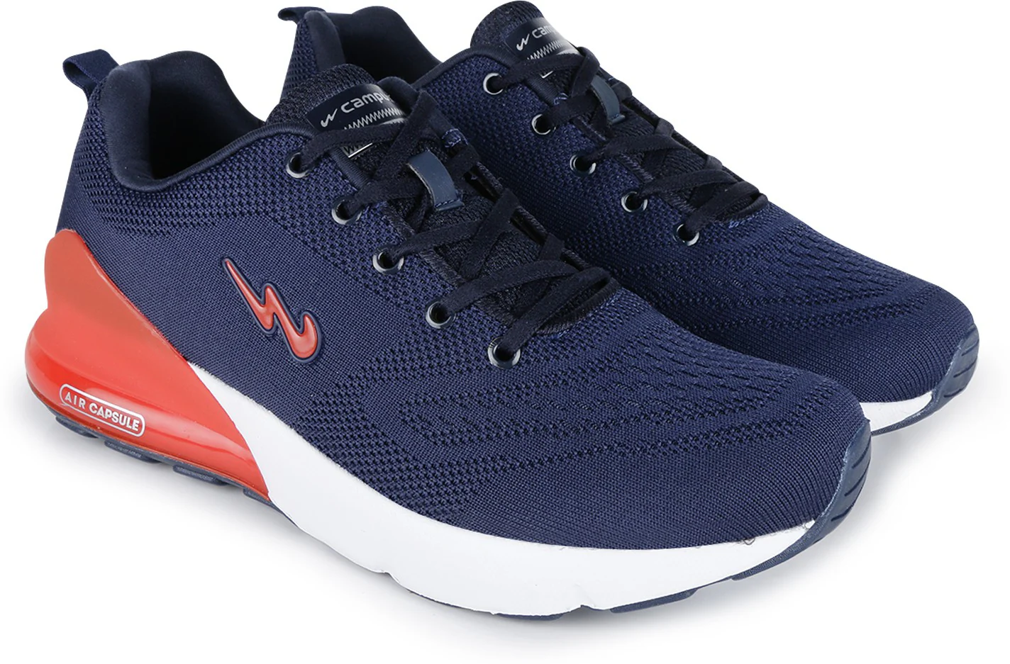 NORTH PLUS Navy Men's Running Shoes - Image 3
